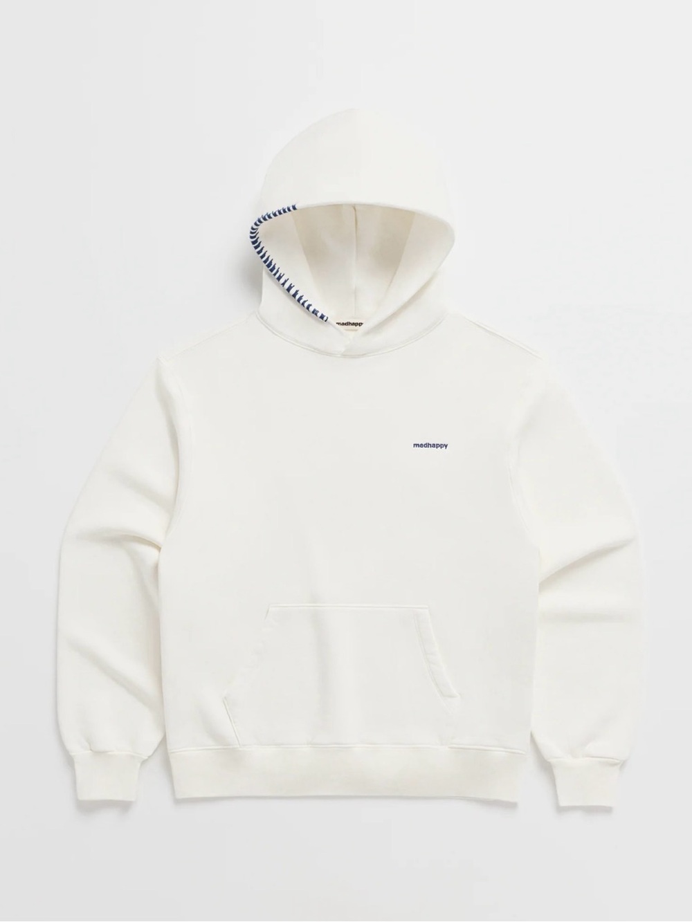 MadHappy Classics Fleece Hoodie - White